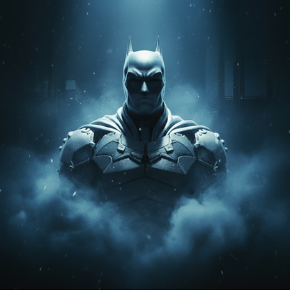 Batman banner with epic spotlight - no text