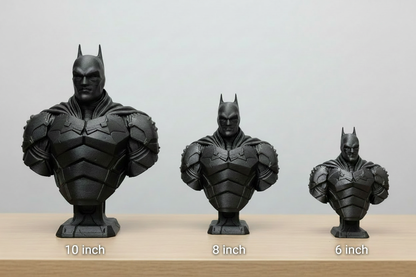 Batman Busts - Original Black Color, Grey Studio, Sized