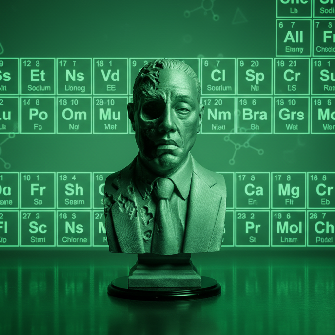 Breaking Bad periodic table background