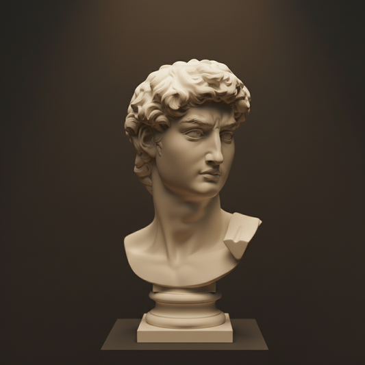 Classical bust walnut warm
