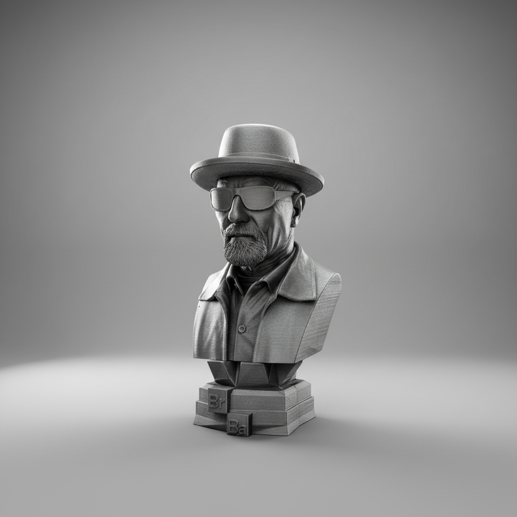 Grey studio background - Side view