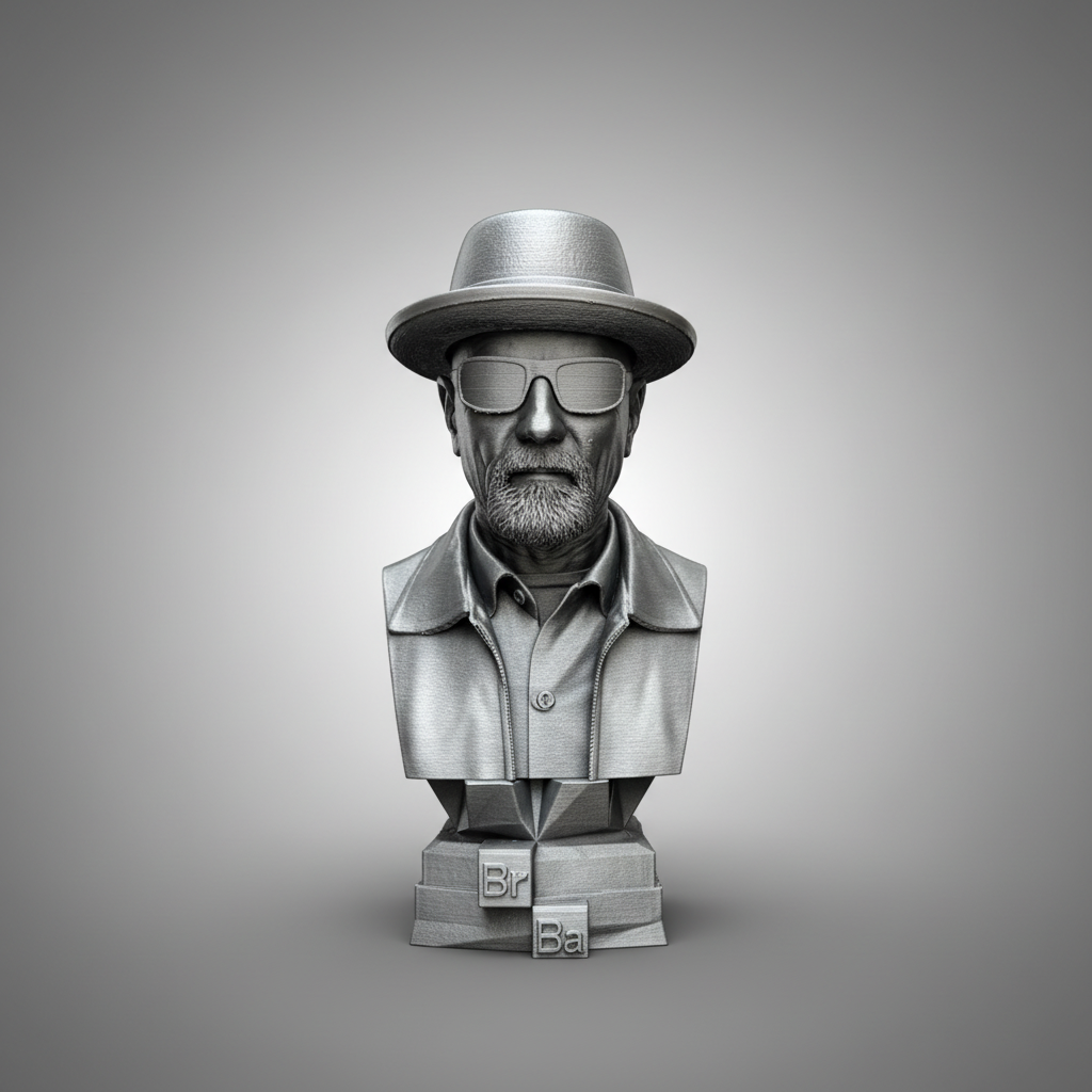 Grey studio background - Three-quarter view