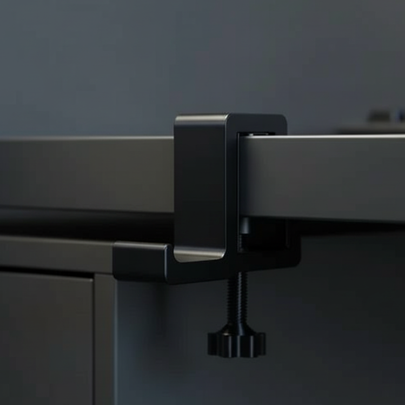 Headphone Hanger Dark Grey Setup