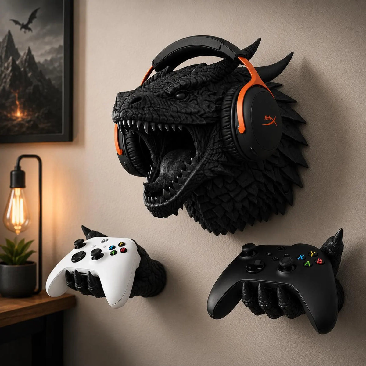 Dragon Headphone & Dual Controller Holder