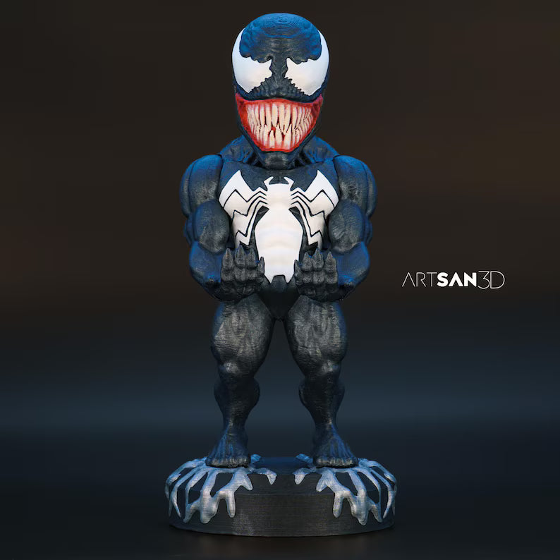 Venom figurine with a dark background