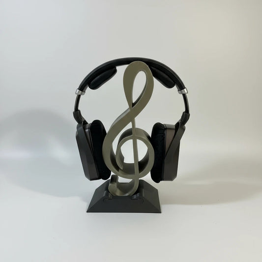 Treble Clef Headphone Stand