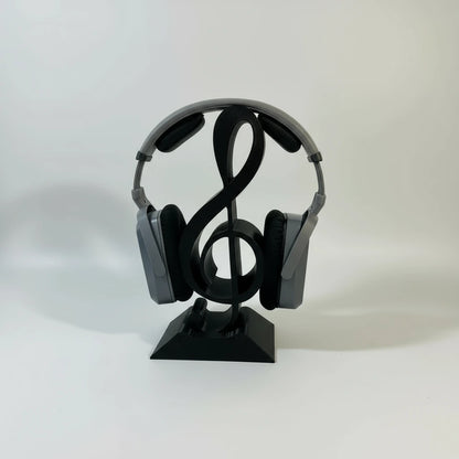 Treble Clef Headphone Stand