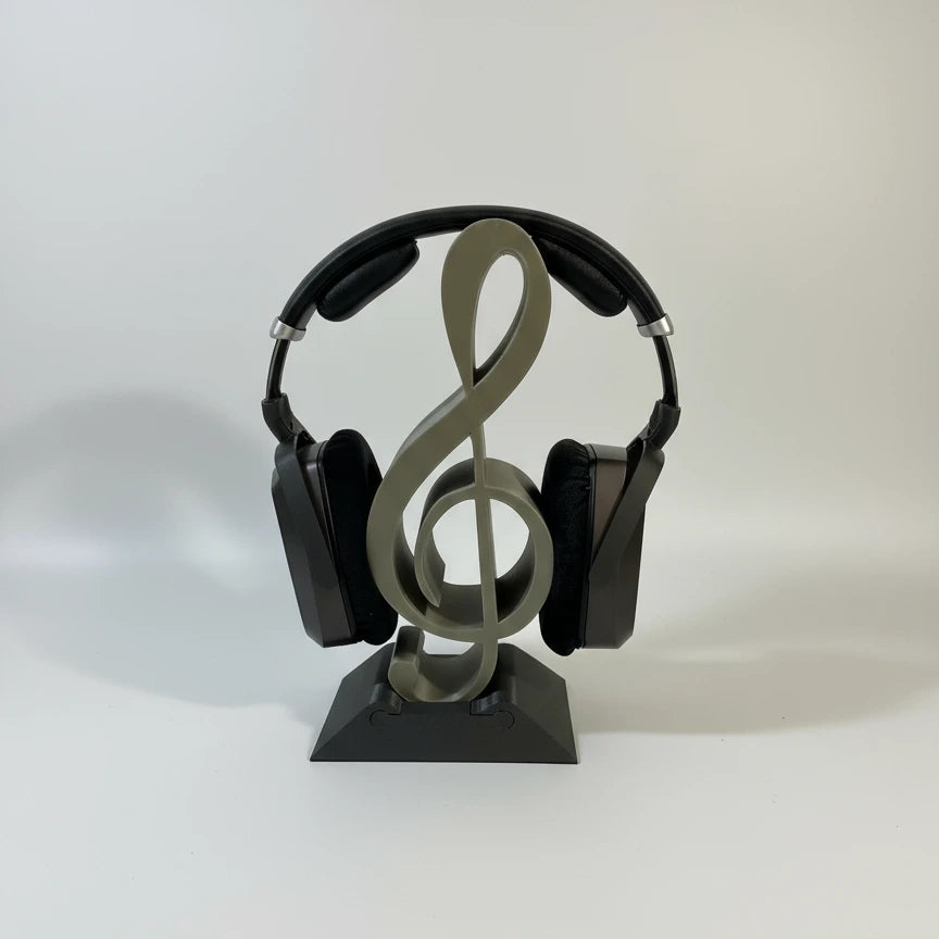 Treble Clef Headphone Stand