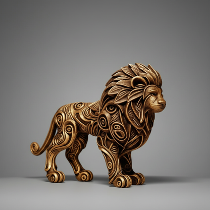 Lion Sculpture - 144° Rotation