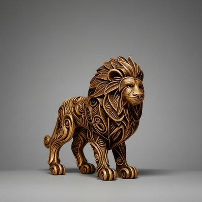 Lion Sculpture - 72° Rotation