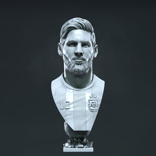 Exquisite Lionel Messi Artwork Bust
