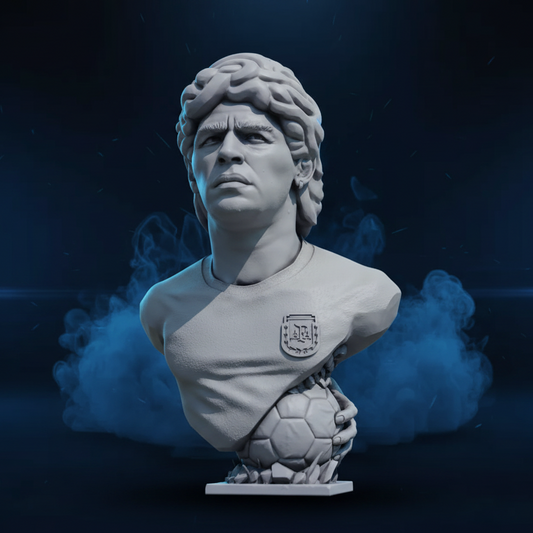 Diego Maradona Artwork Bust