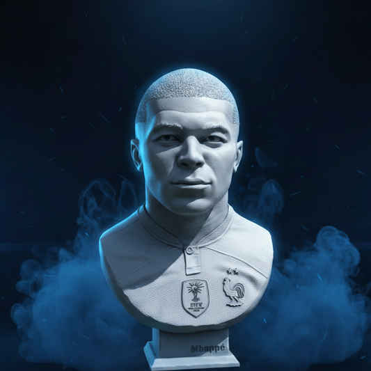 Kylian Mbappé Artwork Bust