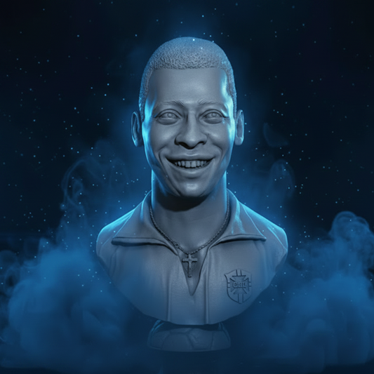 Pelé Artwork Bust