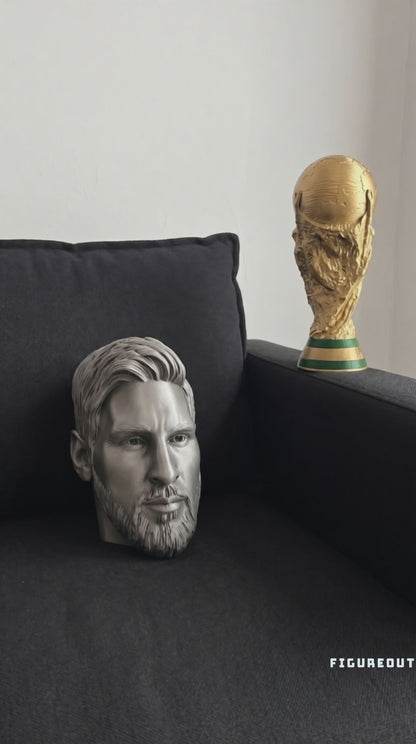 Exquisite Lionel Messi Artwork Bust