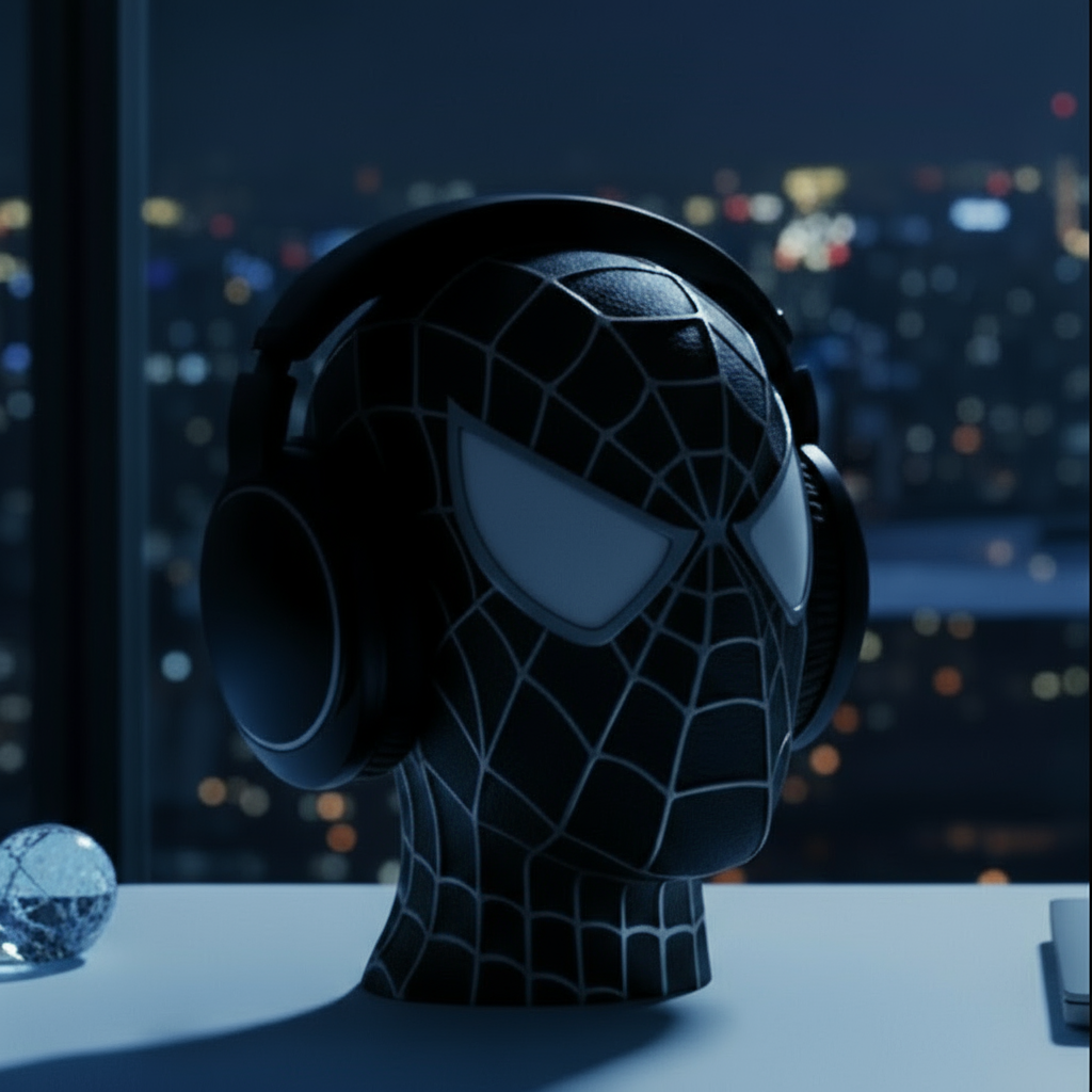 Spiderman Stand Moonlight Desk