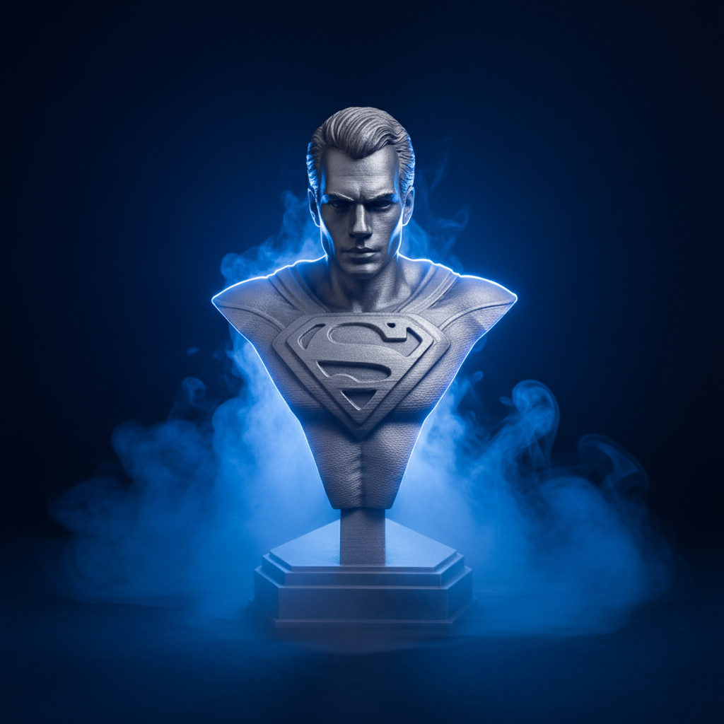 Superman backlighting