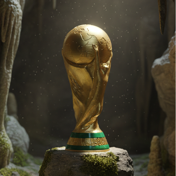 Trophy in Realistic Limestone Cave