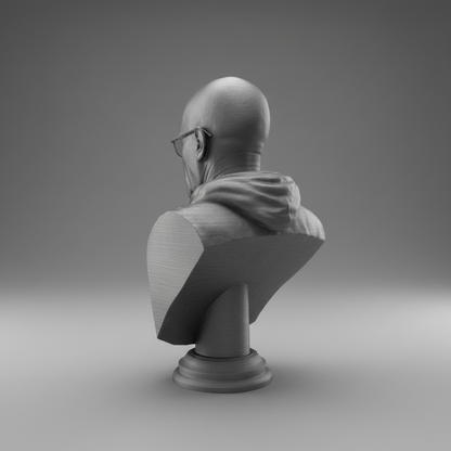 Walter White Bust - Back Angle