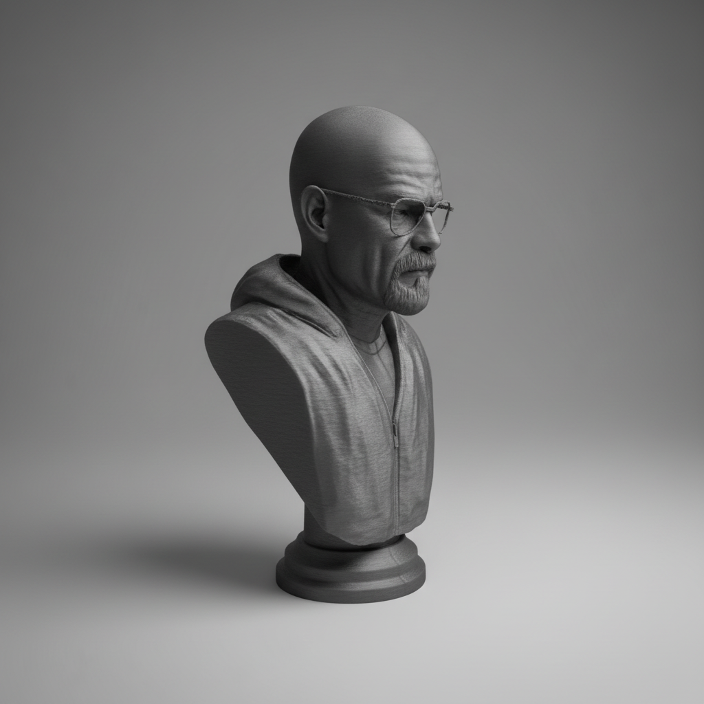Walter White Bust - Side Angle