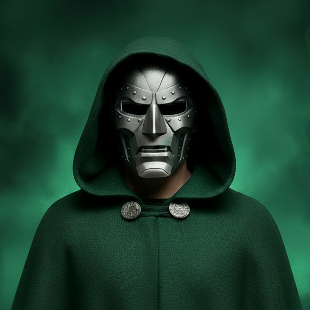 Zoomed in - dark eyes green smoke